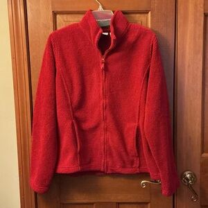 Women's Red Fleece Jacket